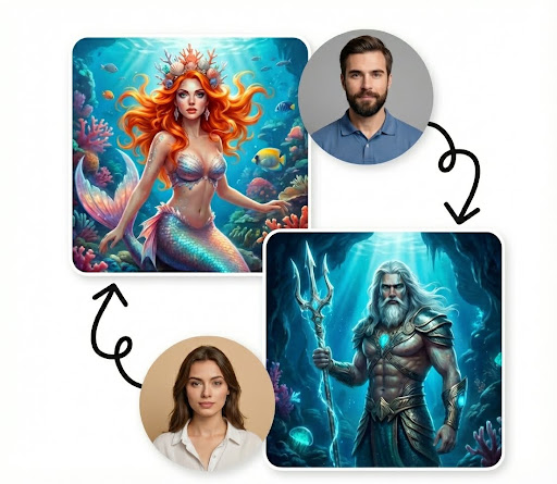 Realistic AI avatar generated from a single photo