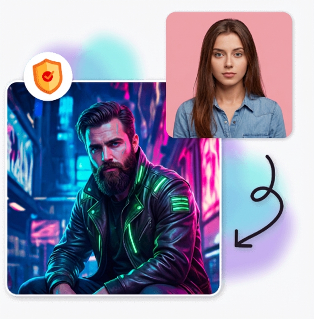 Face swap API integrated into a creative editing workflow
