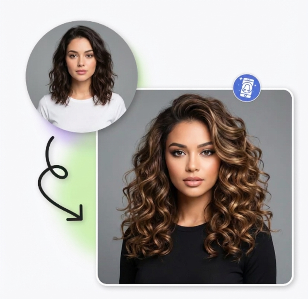 Beauty and fashion hairstyle preview