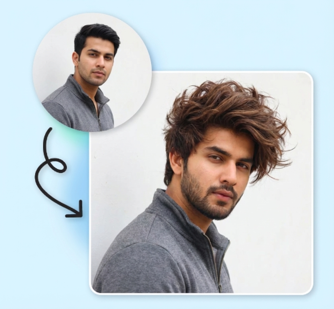 E-commerce hair product preview