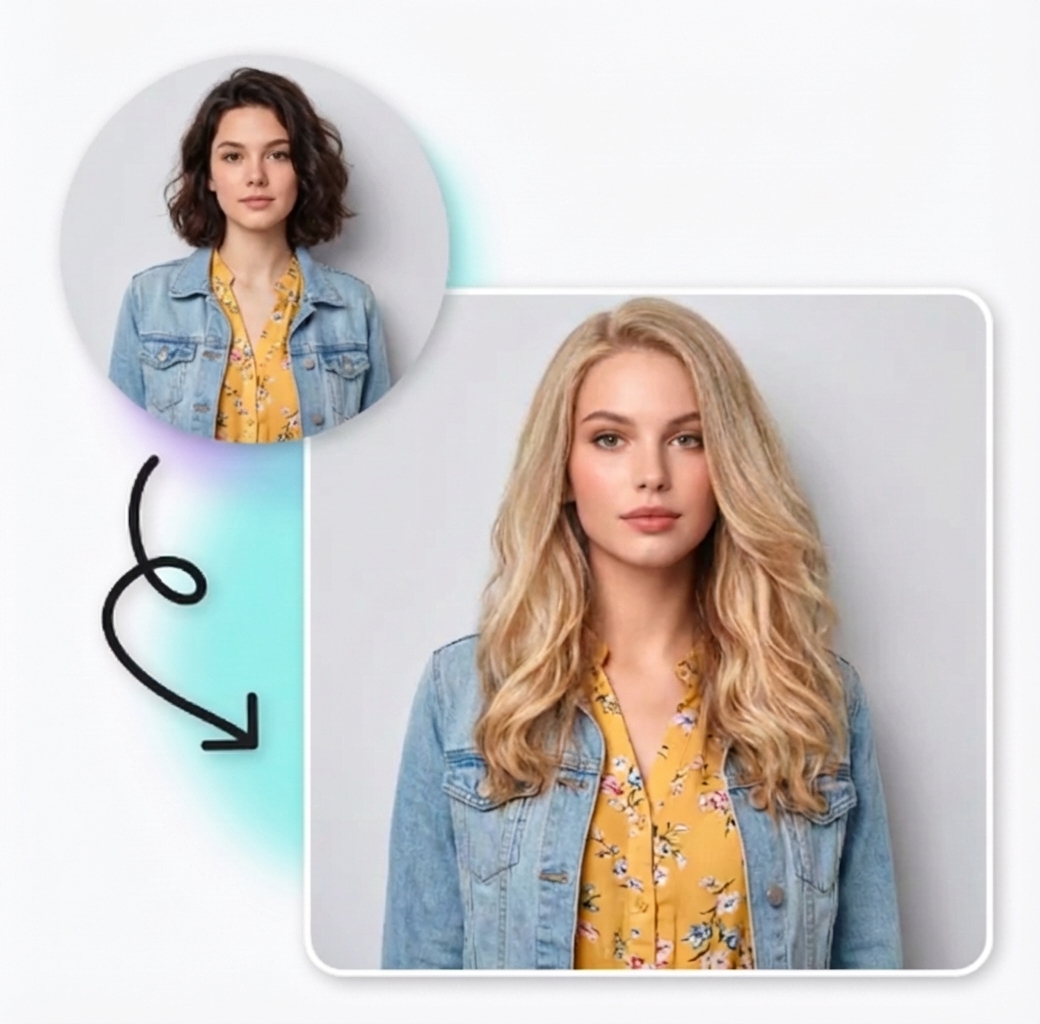 Social media hairstyle preview