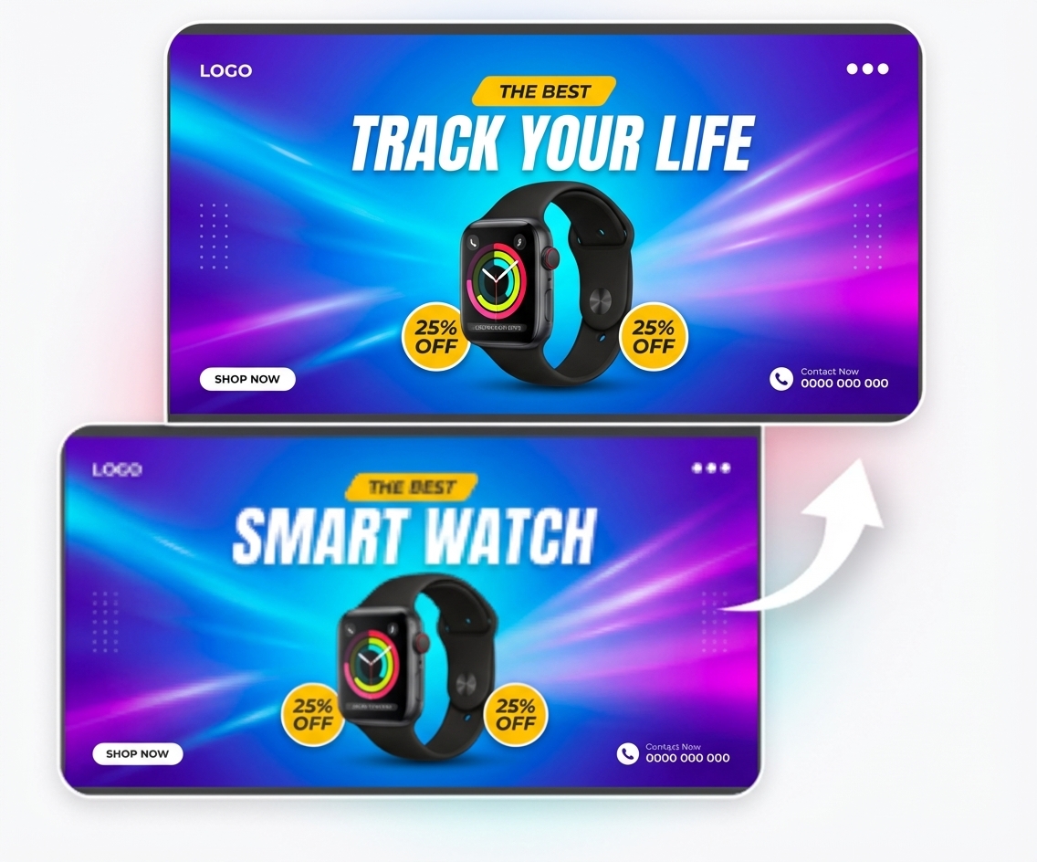 Low-resolution product photo upscaled to larger, sharper version